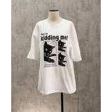 ホワイト | プリントTシャツ 半袖 レーディス | RAKUku