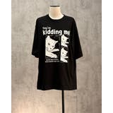 ブラック | プリントTシャツ 半袖 レーディス | RAKUku