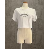 ホワイト | ショット丈 Tシャツ トップス | RAKUku