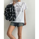 レタリングTシャツ 半袖 オーバーサイズ 韓国 madeinkorea | RAKUku | 詳細画像5