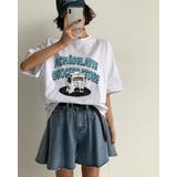 オーバーサイズ プリントTシャツ 韓国ファッション | RAKUku | 詳細画像3