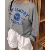 スウェット風クロップドロングTシャツ カットソー ロンT | RAKUku | 詳細画像5 