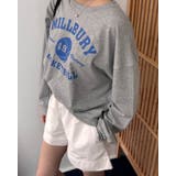 スウェット風クロップドロングTシャツ カットソー ロンT | RAKUku | 詳細画像6 