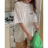 レタリングルーズフィットTシャツ LOVE チューリップ | RAKUku | 詳細画像7