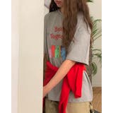 ルーズフィットベアプリントTシャツ レタリング 半袖 | RAKUku | 詳細画像9 