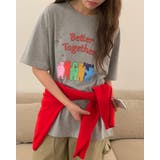 ルーズフィットベアプリントTシャツ レタリング 半袖 | RAKUku | 詳細画像11 