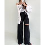 カットアウトワイドスウェットパンツ カットオフパンツ madeinkorea | RAKUku | 詳細画像6