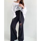 ブラック | カットアウトワイドスウェットパンツ カットオフパンツ madeinkorea | RAKUku