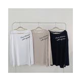 ルーズフィットレタリングシアートップス 長袖 madeinkorea | RAKUku | 詳細画像3 