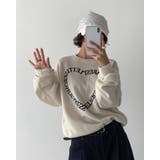 フロントハートレタリングニット スウェット オーバーフィット | RAKUku | 詳細画像2 