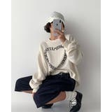 フロントハートレタリングニット スウェット オーバーフィット | RAKUku | 詳細画像5 