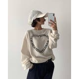 フロントハートレタリングニット スウェット オーバーフィット | RAKUku | 詳細画像7 