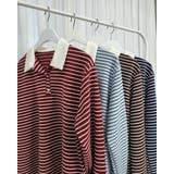 4color ストライプポロシャツ ラガーシャツ | RAKUku | 詳細画像7 