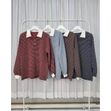 4color ストライプポロシャツ ラガーシャツ | RAKUku | 詳細画像9 