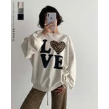 3color オーバーフィットレオパードプリントスウェット 長袖 | RAKUku | 詳細画像1 