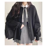 2color ラウンドボタンカーディガン スウェット | RAKUku | 詳細画像2