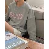 3color オーバーフィット PARIS刺繍裏毛スウェット | RAKUku | 詳細画像3
