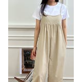 【2color】リラックスワイドサロペット オールインワン キャミサロペット | RAKUku | 詳細画像4 