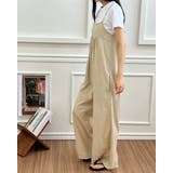 【2color】リラックスワイドサロペット オールインワン キャミサロペット | RAKUku | 詳細画像5 