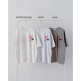 ホワイトメランジ | 【3color】 ヴィンテージポテトプリント オーバーTシャツ | RAKUku