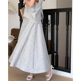 【2color】バックレイヤード フレンチスリーブセットアップ ロングスカート | RAKUku | 詳細画像11