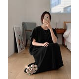 【2color】バックレイヤード フレンチスリーブセットアップ ロングスカート | RAKUku | 詳細画像15