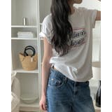 【3color】 ヴィンテージロゴプリントルーズTシャツ 半袖 | RAKUku | 詳細画像2 