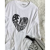 【3color】ハートロゴプリント 半袖Tシャツ レディース | RAKUku | 詳細画像4