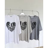 【3color】ハートロゴプリント 半袖Tシャツ レディース | RAKUku | 詳細画像5