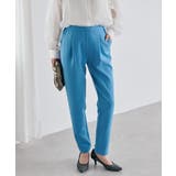 ダークブルー65 | 美脚シルエットタックパンツ | RANAN