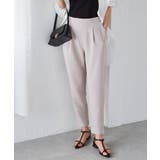 ライトグレー | 美脚シルエットタックパンツ | RANAN