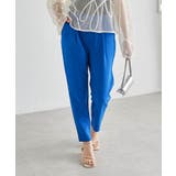 ロイヤルブルー | 美脚シルエットタックパンツ | RANAN