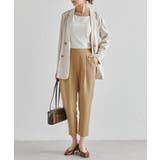 美脚シルエットタックパンツ | RANAN | 詳細画像4 