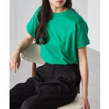 ブライトグリーン | 綿１００％ひんやりＵＶカットプチハイネックTシャツ | RANAN