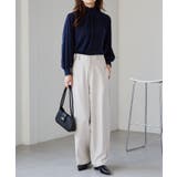 スカラップリブニット使いブラウス | RANAN | 詳細画像23 