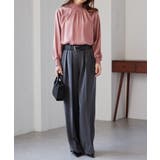 スカラップリブニット使いブラウス | RANAN | 詳細画像28 