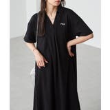 【M~LLサイズ展開】<FILA フィラ>カノコAラインフレアポロスキッパーワン… | RANAN | 詳細画像12