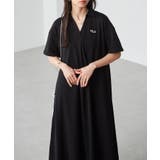 【M~LLサイズ展開】<FILA フィラ>カノコAラインフレアポロスキッパーワン… | RANAN | 詳細画像9