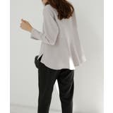 【2点セット】洗える/ストレッチペプラムブラウス＆テーパードパンツセットアップ | RANAN | 詳細画像9 