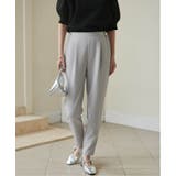 [低身長サイズ有]美脚シルエットタックテーパードパンツ 股下61㎝(UVカット … | RANAN | 詳細画像21 