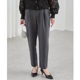 [低身長サイズ有]美脚シルエットタックテーパードパンツ 股下61㎝(UVカット … | RANAN | 詳細画像23 