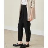 [低身長サイズ有]美脚シルエットタックテーパードパンツ 股下61㎝(UVカット … | RANAN | 詳細画像3 