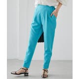 [低身長サイズ有]美脚シルエットタックテーパードパンツ 股下61㎝(UVカット … | RANAN | 詳細画像32 