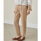 [低身長サイズ有]美脚シルエットタックテーパードパンツ 股下61㎝(UVカット … | RANAN | 詳細画像39 