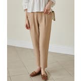 [低身長サイズ有]美脚シルエットタックテーパードパンツ 股下61㎝(UVカット … | RANAN | 詳細画像40 