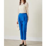 [低身長サイズ有]美脚シルエットタックテーパードパンツ 股下61㎝(UVカット … | RANAN | 詳細画像48 