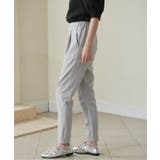 【S~5Lサイズ展開】美脚シルエットタックテーパードパンツ 股下61㎝(UVカッ… | RANAN | 詳細画像60