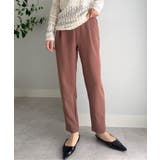 【S~5Lサイズ展開】美脚シルエットタックテーパードパンツ 股下61㎝(UVカッ… | RANAN | 詳細画像74