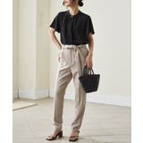 機能付タックデザインブラウス | RANAN | 詳細画像8 