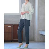 裏起毛美脚シルエットタックパンツ | RANAN | 詳細画像15 